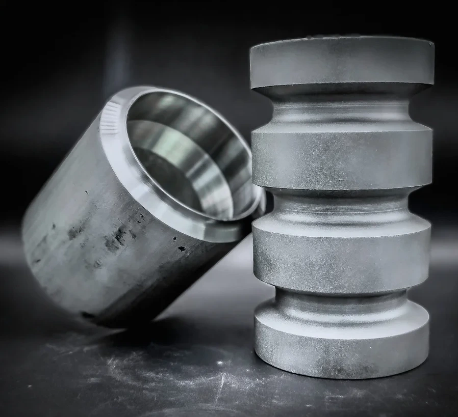Welding coupons prepared for weld qualification testing